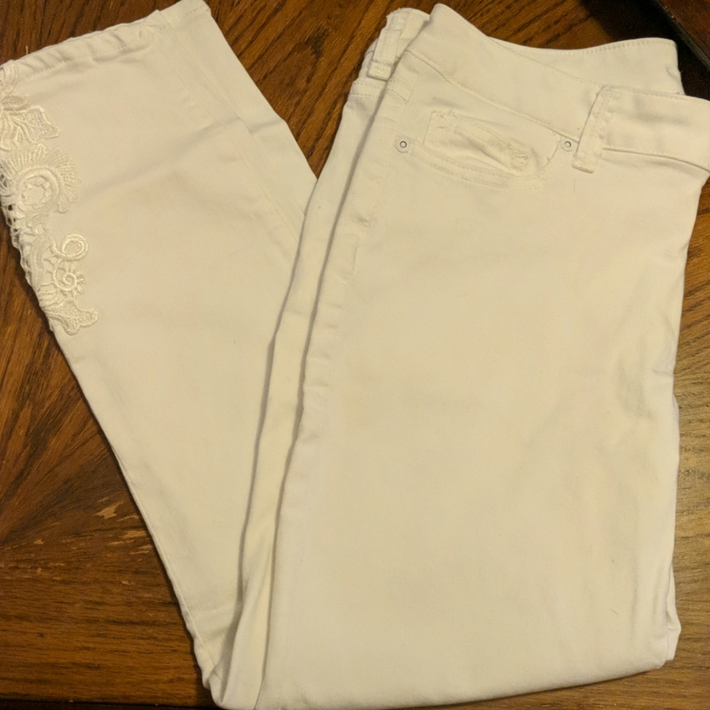 White jeans